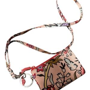 Vera Bradley Zip ID Case with Lanyard